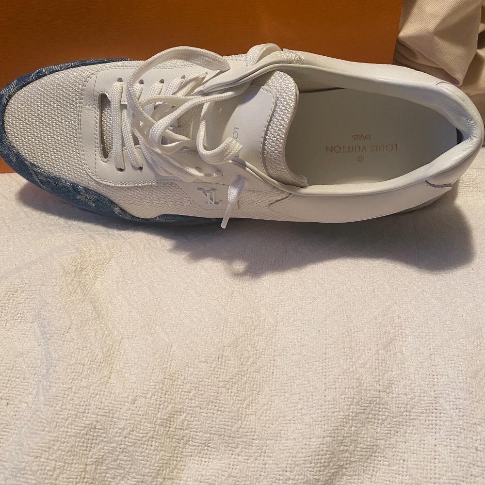 Men Louie Vuitton Denim Sneaker